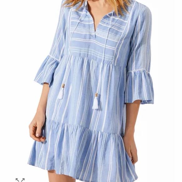 Tommy Bahama Dresses & Skirts - Tommy Bahama Blue and White Striped Dress